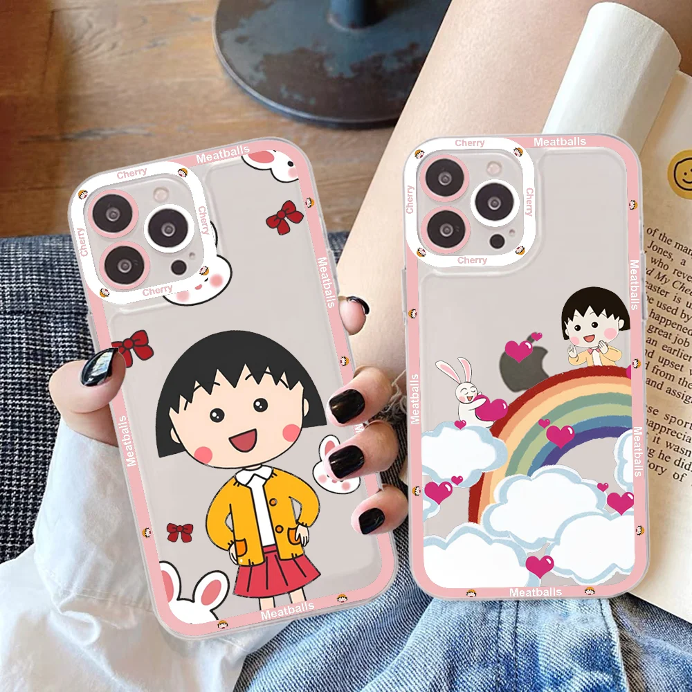 Cartoon C-Chibi M-Maruko-Chan Phone Case For Samsung A 10 20 30 70 13 21 32 72 22 51 52 53 71 73 32 4g 32 5g Fundas