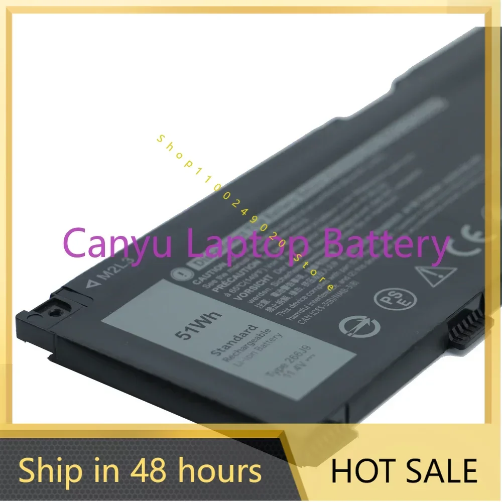 

2024 266J9 Battery For G3 3790 3590 P89F P89F001 Inspiron 1548BR 1645W 1648BR 15PR-1545W 1742BR 1742W 1748BR New