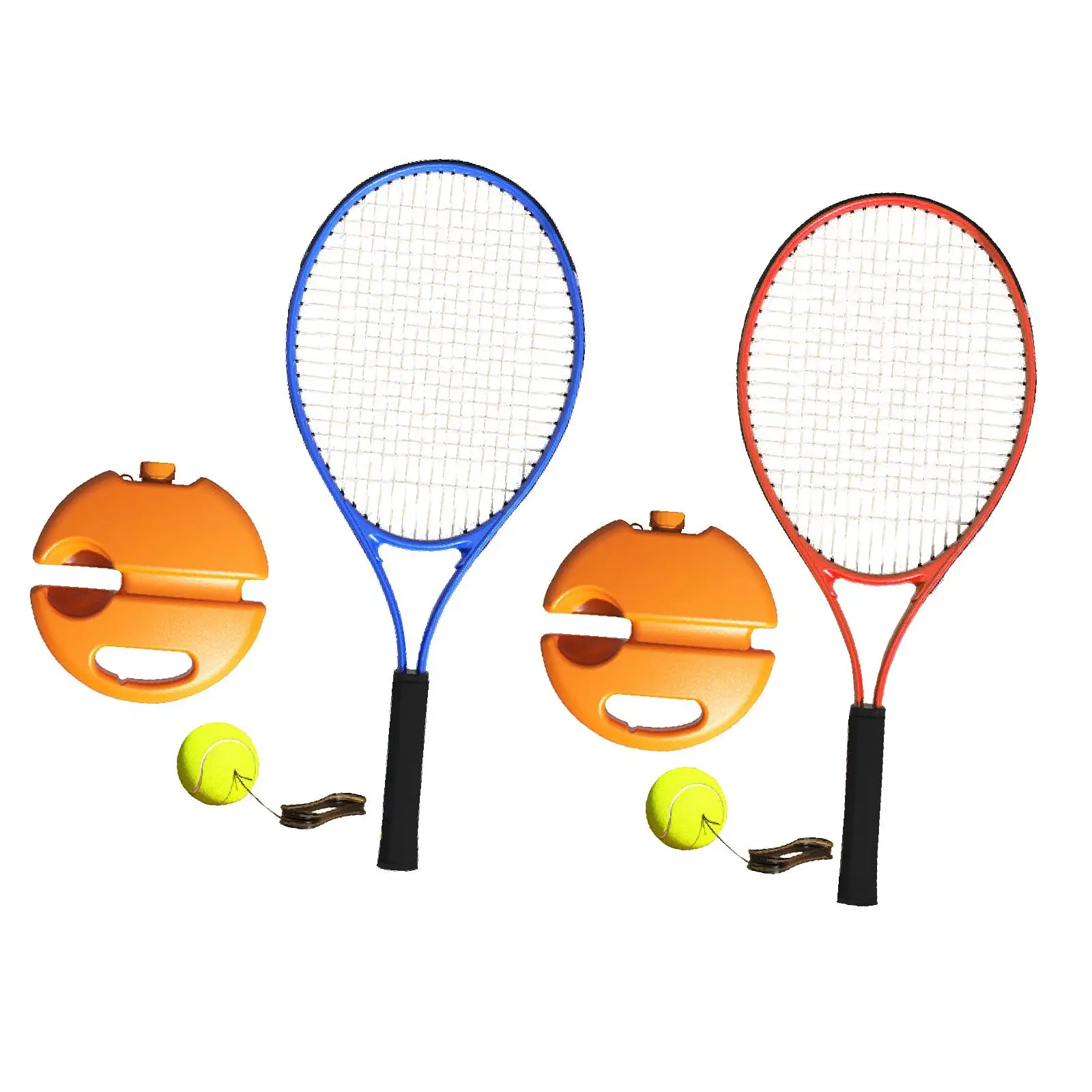 Solo Tennis Trainer Rebound Ball Equipment Men Women with String Tennis Training Device for Park Exercise Playing Indoor Garden