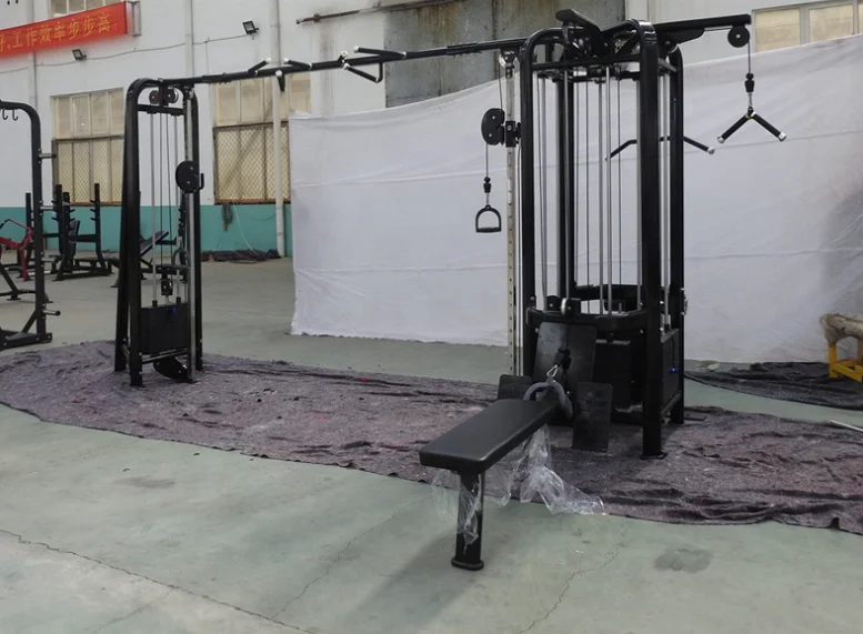 Commercial Multi Gym Machine Multi Function 5 Station Trainer Integrated Trainer Smith Machine