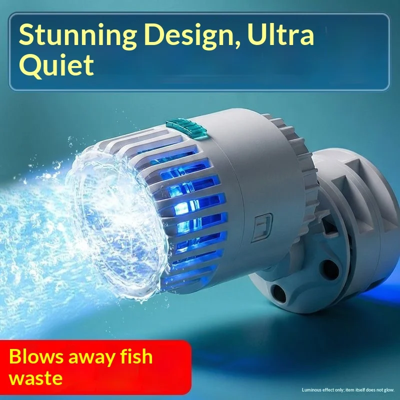 10W-25W Aquarium wavemaker Circulation Pump Adjustable Ultra-Silence with Magnet Suction Base Fish Tank Powerhead 220V