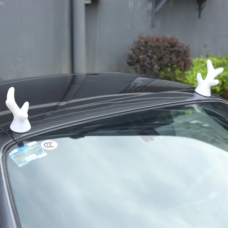 صالح لمازدا MX-5 مياتا رودستر 2016-2024 بولي كلوريد الفينيل سقف السيارة الديكور الغزلان قرن الوعل ملصقات ثلاثية الأبعاد اكسسوارات السيارات