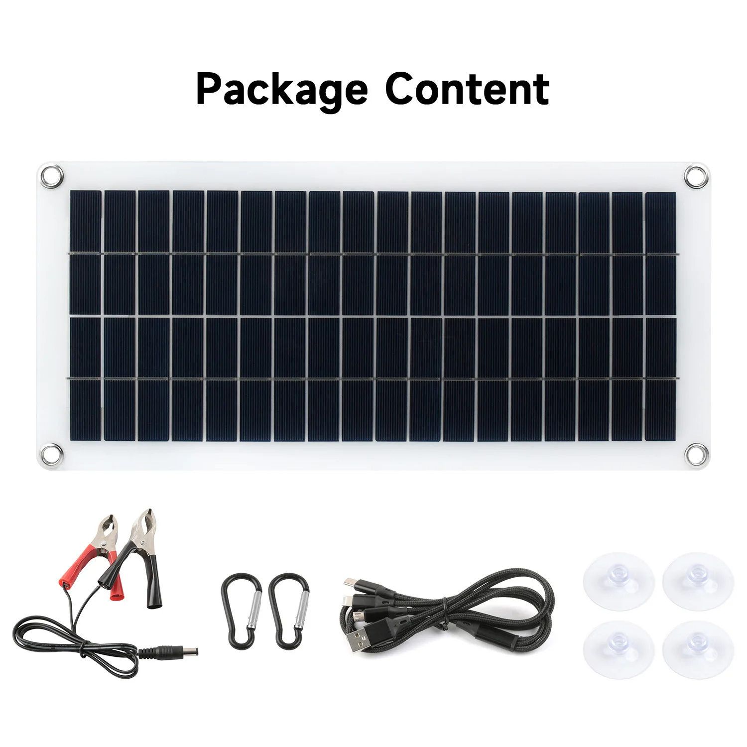 

Waveshare 18V 10W Semi-flexible Polycrystalline Silicon Solar Panel Supports 5V Regulated Output, Reserved DC5521 power output