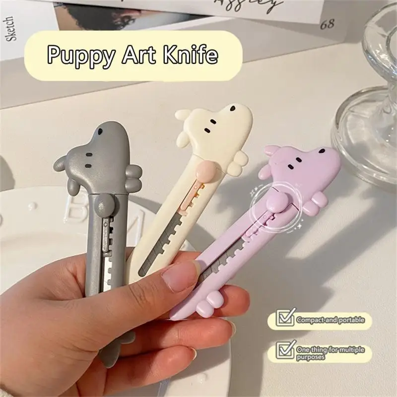 

Cute Puppy Cutter Utility Knife Art Student Art DIY Tools Creative Stationery School Supplies