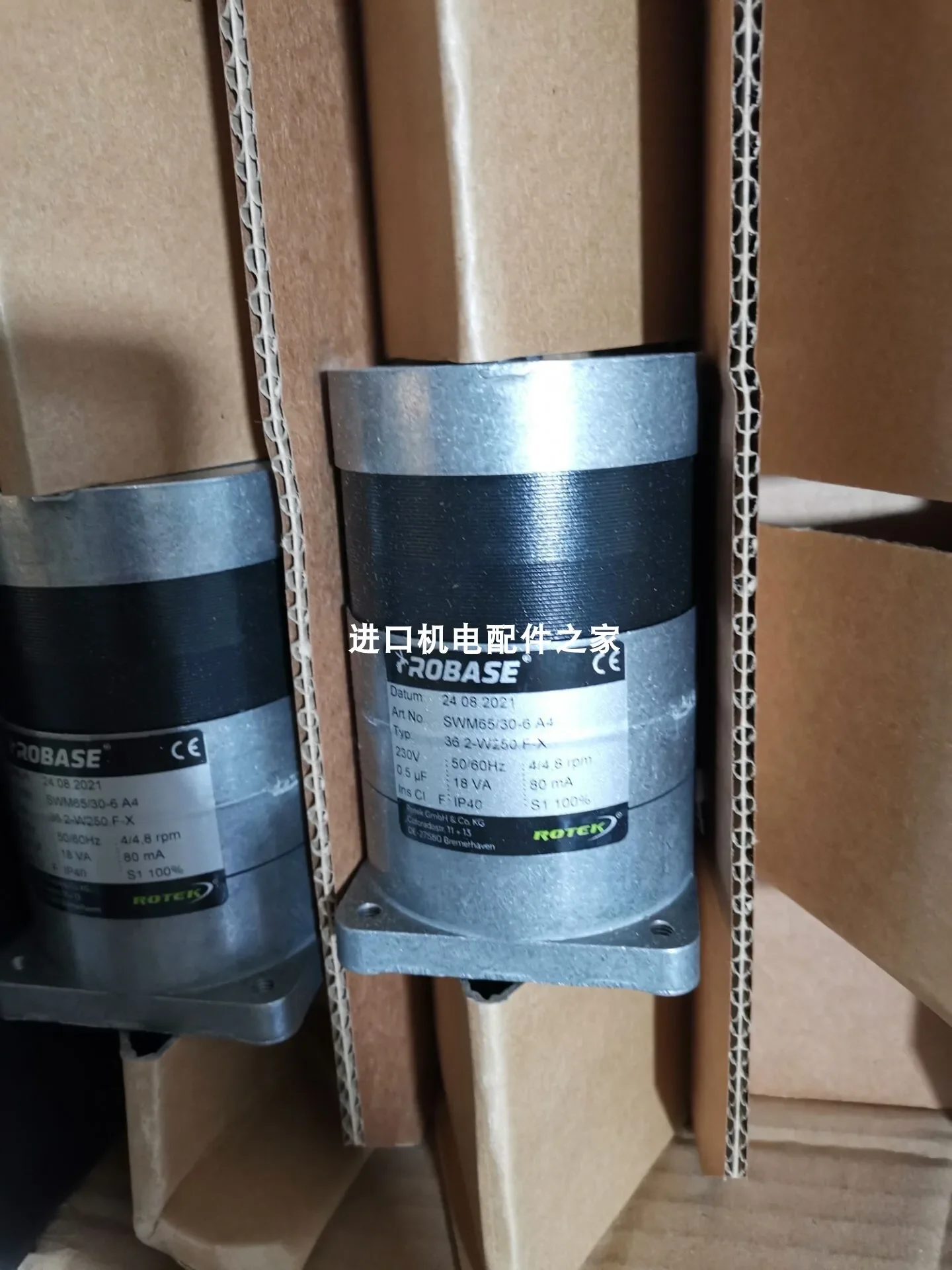 

ROTEK SWM65/30-6 A4 36.2-W250.F-X Motor SWM65/42-6 A4 46.2-W250