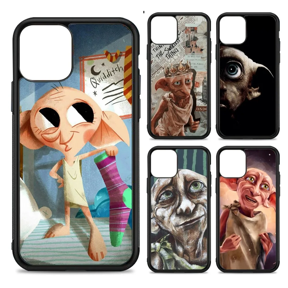 

Dobby Cute Phone Case Silicone PC+TPU For For iPhone 11 12 13 14 15 16 Plus Pro Max Cover