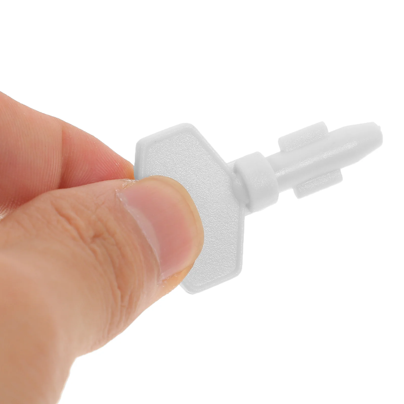 

Roll Paper Dispenser Key Replacement Sturdy Plastic Toilet Tissue Box Opener Smooth Finish for Home and Commercial