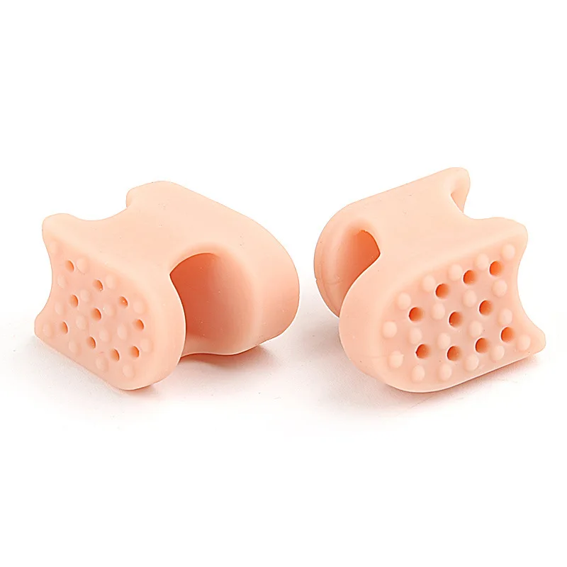 Forefoot Pad SEBS Thickened single-hole Toe Separator Used Day And Night For Bunion Big Toe Overlapping And Soft Toe Clamping