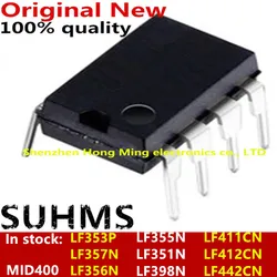 (10piece)100% New LF353P LF357N LF356N LF355N LF351N LF398N LF411CN LF412CN LF442CN MID400 DIP-8