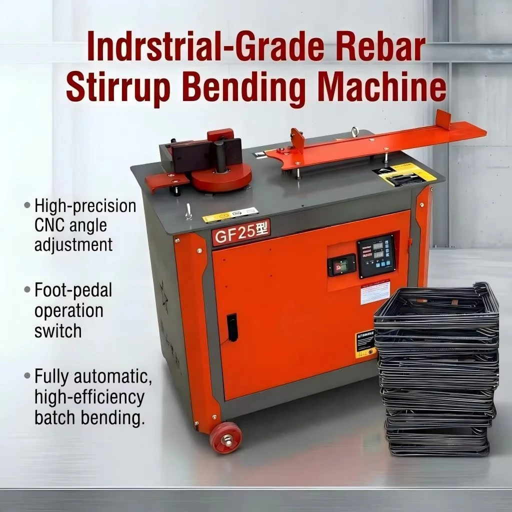 Stirrup Bending Machine 4-22mm Rebar Bending Machine 3KW Pure Copper Motor Simple and Quick