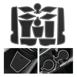 for Chevy Chevrolet Trax 2024 2025 Car Gate Slot Mat Anti-Slip Door Groove Cup Pad Rubber Interior Accessories