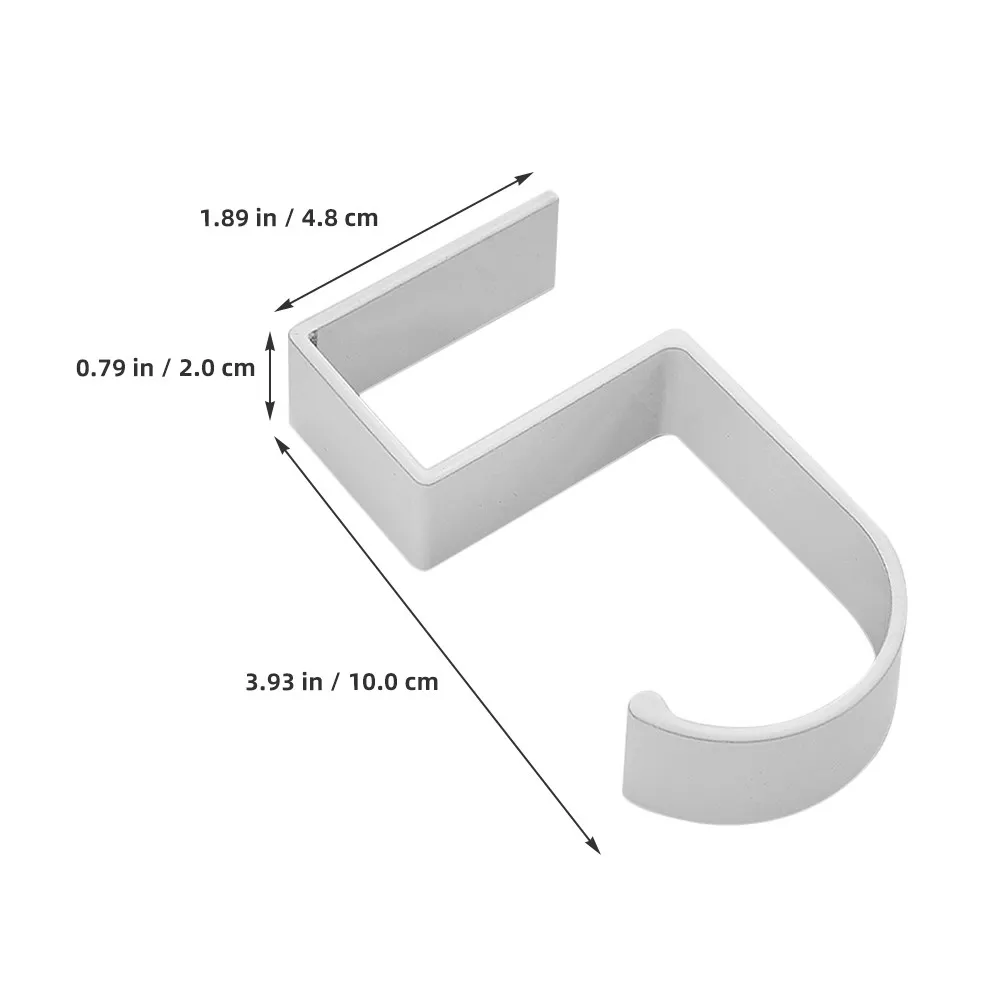 Desk Schoolbag Hook Sleek Aluminum Alloy Portable Purse Hanger Holder Bag Storage Table Hook Bag Holder for Table view 6