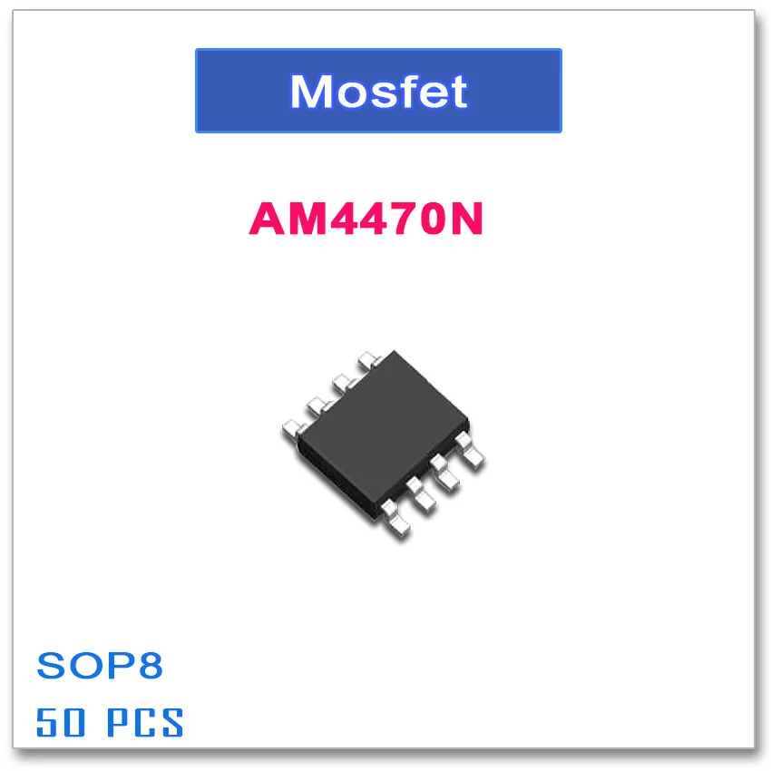 

50 шт. SOP8 AM4470N 4470 N-Channel 200V Высокое качество AM