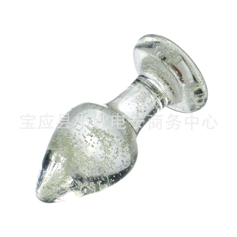 Masturbate Adult Sex Toy For Women Men Dildo Vagina Glass Anal Beads Butt Plug Ball Crystal Dildo Penis Artificial Dick Gay view 5