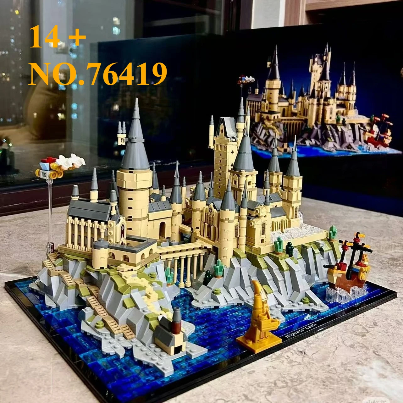 

Disney MOC 76419 Hogwarts Castle Courtyard Set, Birthday Gift, Christmas Gift, Educational toys