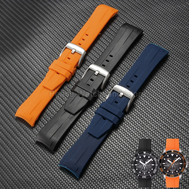 Accesorios de silicona para reloj Tissot 1853 SEASTAR T120407A /T120417A, resistentes al sudor, respetuosos con la piel, inodoros, de primera calidad