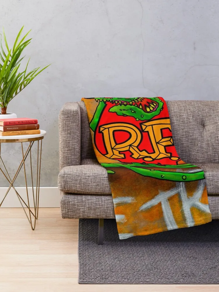 In rust we trust Throw Blanket Plaid Blanket For Sofa Moving Blanket