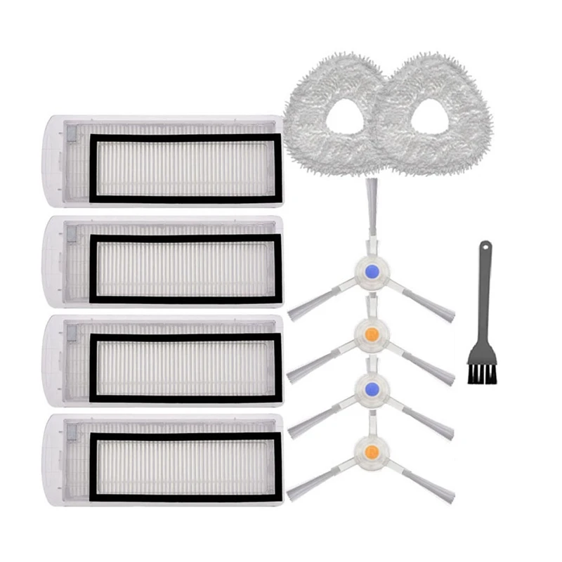 Modulo spazzola laterale filtro HEPA supporto per panno scatola per la polvere per accessori per aspirapolvere robot NARWAL T10 J1 J2