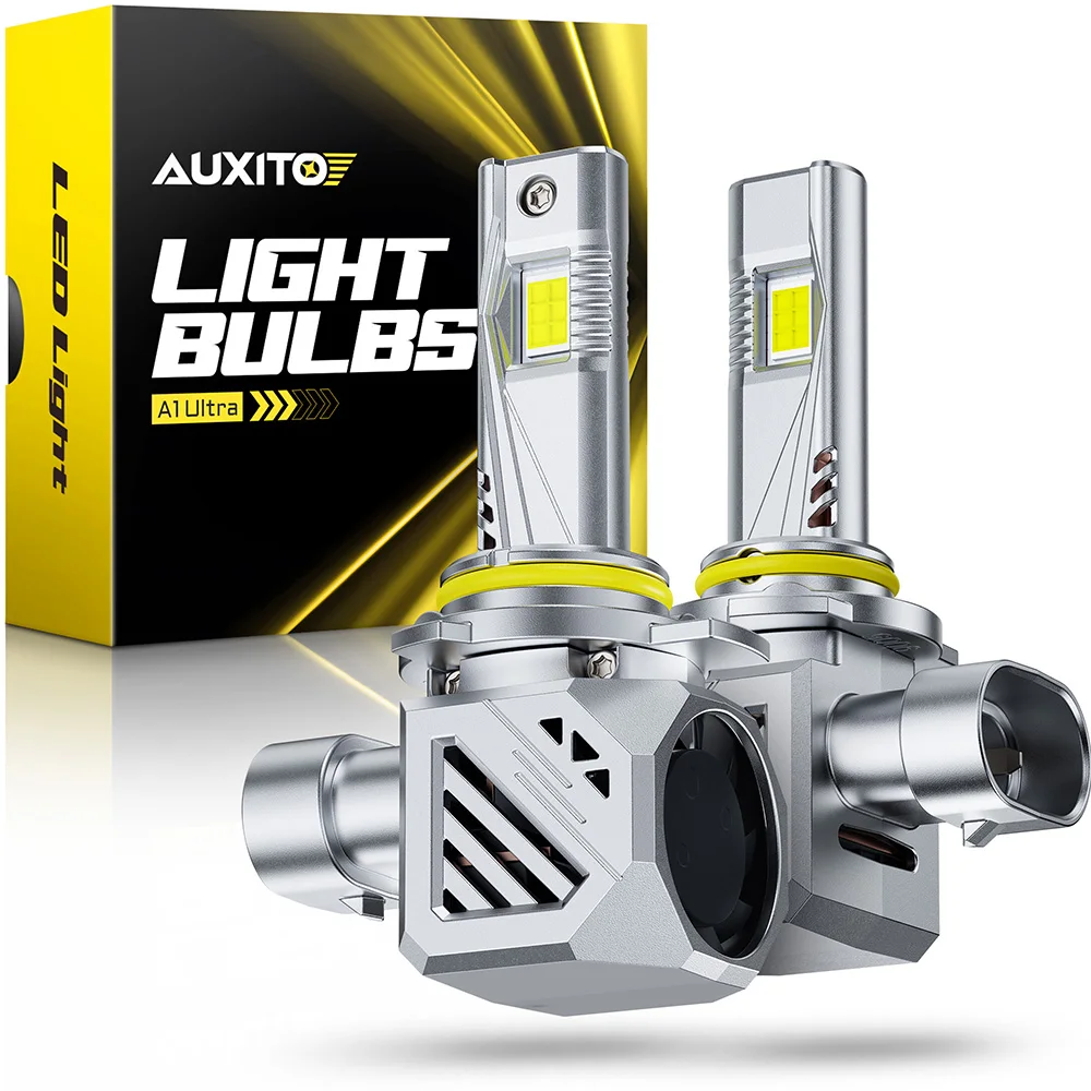 2 قطعة AUXITO 25000LM 80 واط 9012 HIR2 LED المصابيح الأمامية توربو Canbus لتويوتا كورولا أوبل فورد سيارة سوبر وايت عالية الطاقة 12 فولت