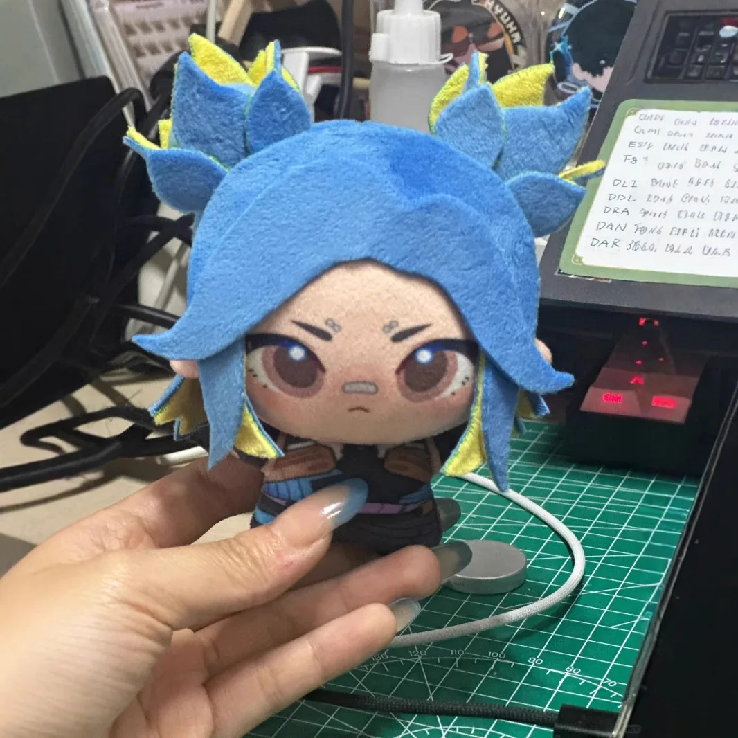 

10cm Fearless Contract Valorant Peripheral Neon Cute Nunu Body Cotton Doll Doll Cotton Doll Decoration Gift