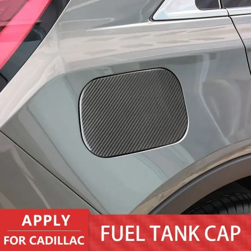 

TIYPEOR Carbon Fiber Oil Tank Cover for Cadillac XT4 2018 -2022 2019 2020 2021 Car Exterior Accessories Oil Tank Cover