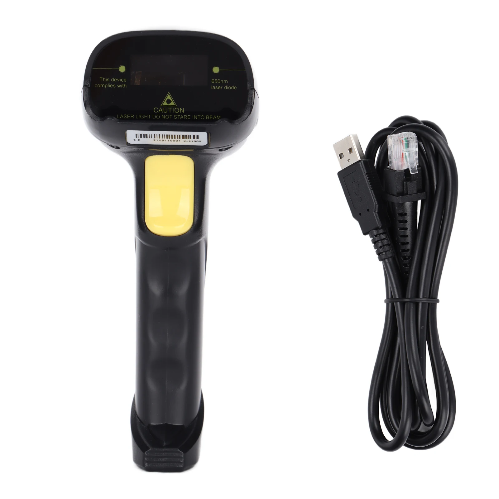 Handheld Barcode Reader Wide Compatibility Powerful Decoding Capabilities USB Barcode Scanner for Market for Shop for Store