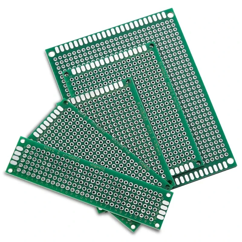 32Pcs Double Sided PCB Board Prototype Kit 2x8/3x7/4x 6/5x7/7x9cm Universal Printed Circuit Protoboard for DIY Soldering Project