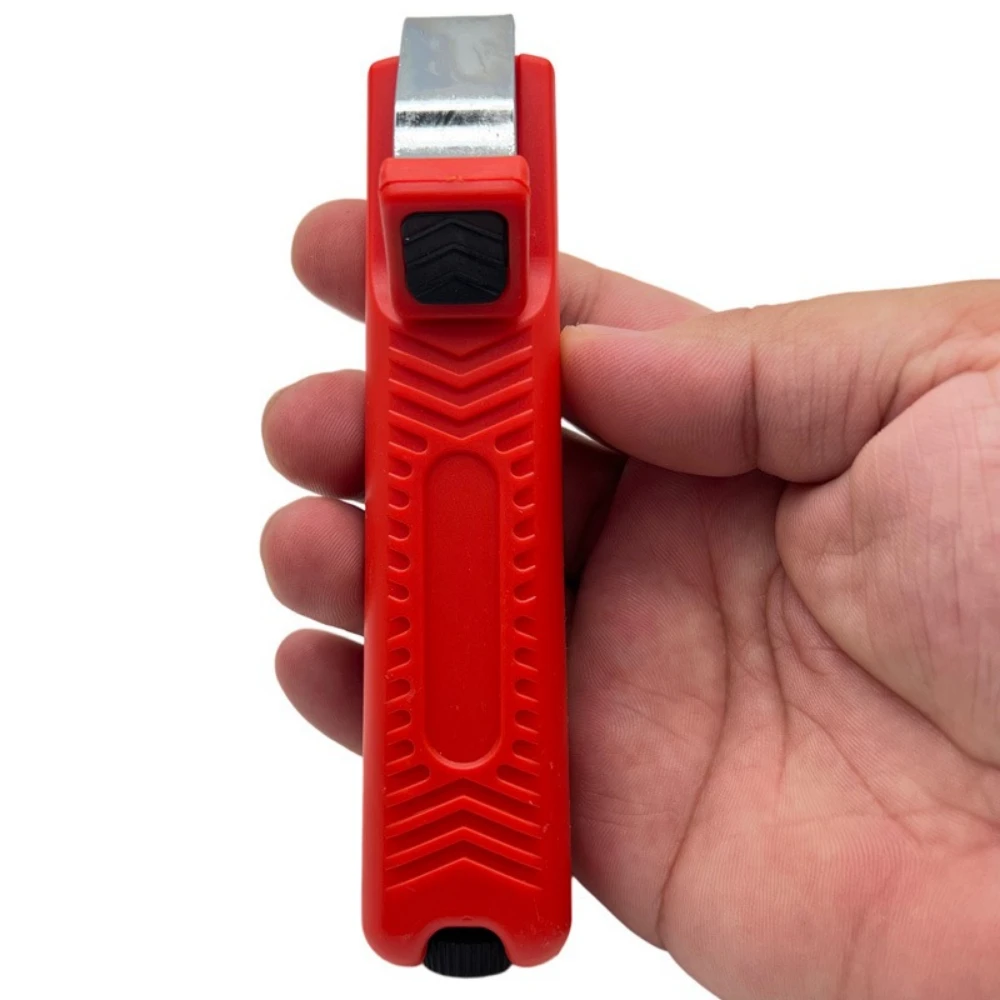 Spellafili leggero per elettricisti (8-28 mm) - Strumento spelafili per cavi in PVC facile da usare con manico in gomma per isolamento e riparazioni fai-da-te