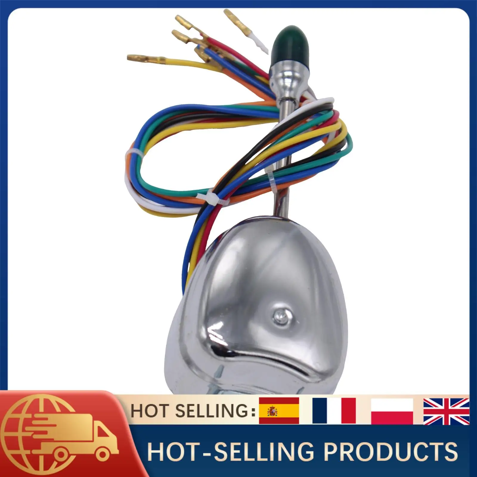 

1 шт. хромированная рулевая колонка, переключатель указателя поворота для Chevy Pickup Truck, винтажный автомобиль 1937-1954, сменный аксессуар