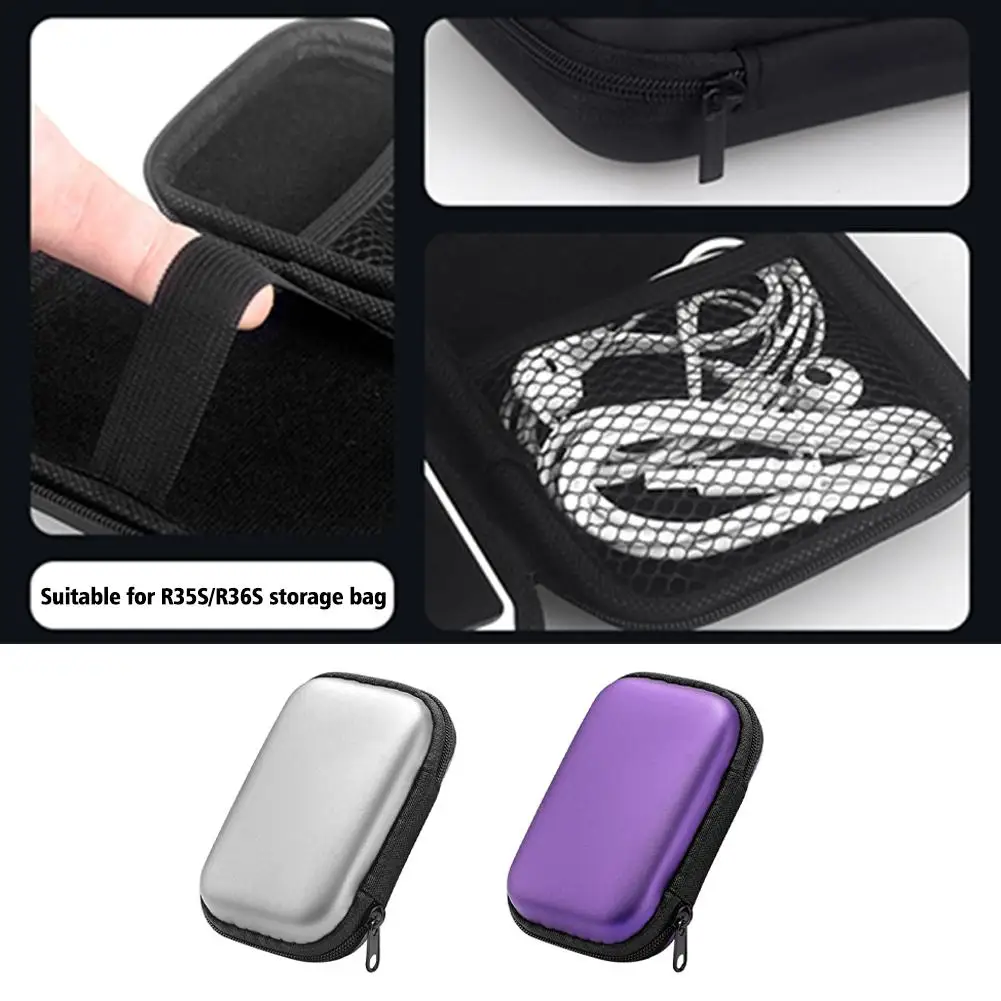 EVA Hard Shell Bag For R35S/R36S Handheld Game Console Protective Bag Video Game Console Accessories Storage Bag V3V2