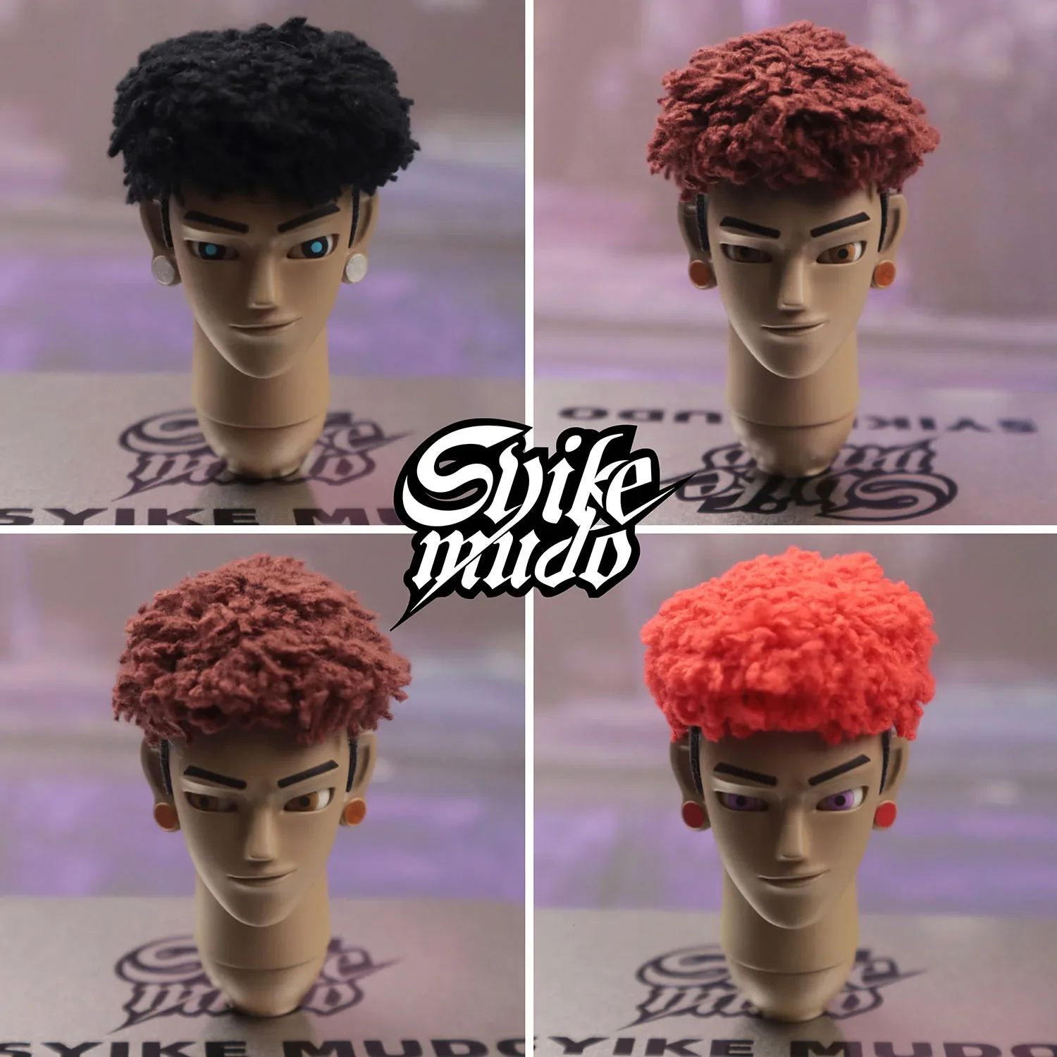 Limited Customized Lucas Head Sculpt 1/6 Scale Trendy Eyes Movable Hair Removable Male Head Carving Model Fit 12in Action Figure