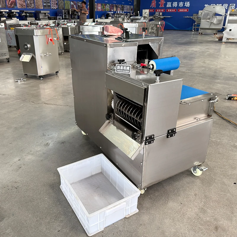 Tagliatrice di carne congelata fresca di nuovo stile Tagliatrice di petto di pollo e cubetti di formaggio per la lavorazione della carne