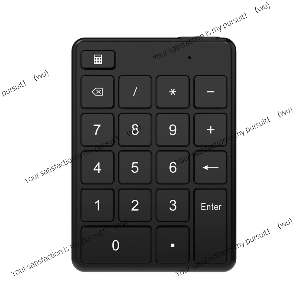 ZOCI-Bluetooth Wireless Numeric Keypad Portable Mini Number Keyboard 19 Keys External  for Laptop PC Accounting Supplies
