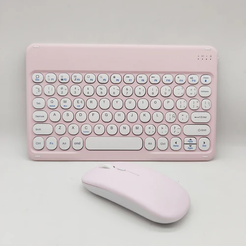 Teclado Bluetooth español, ratón gratis de 10 pulgadas para iPad Pro, teclados magnéticos de aire, Mini teclado inalámbrico portátil para PC y tableta