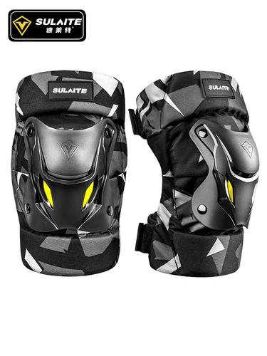 Imagen 1 del producto Rodilleras protectoras SULAITE para motocicleta, rodilleras protectoras para motocicleta, Scooter, monopatín, ciclismo, rodillera