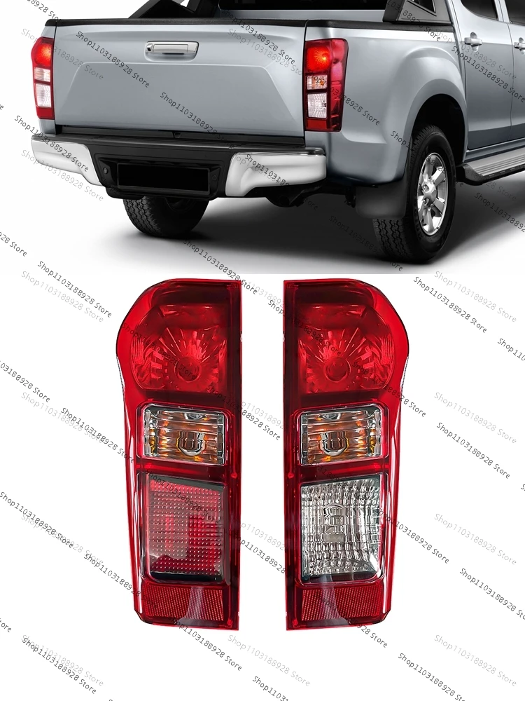 Customer customization For Isuzu DMax D-Max 2012-2016 2017 2018 2019 Rear Tail Light Assembly With Wire Harness Bulbs