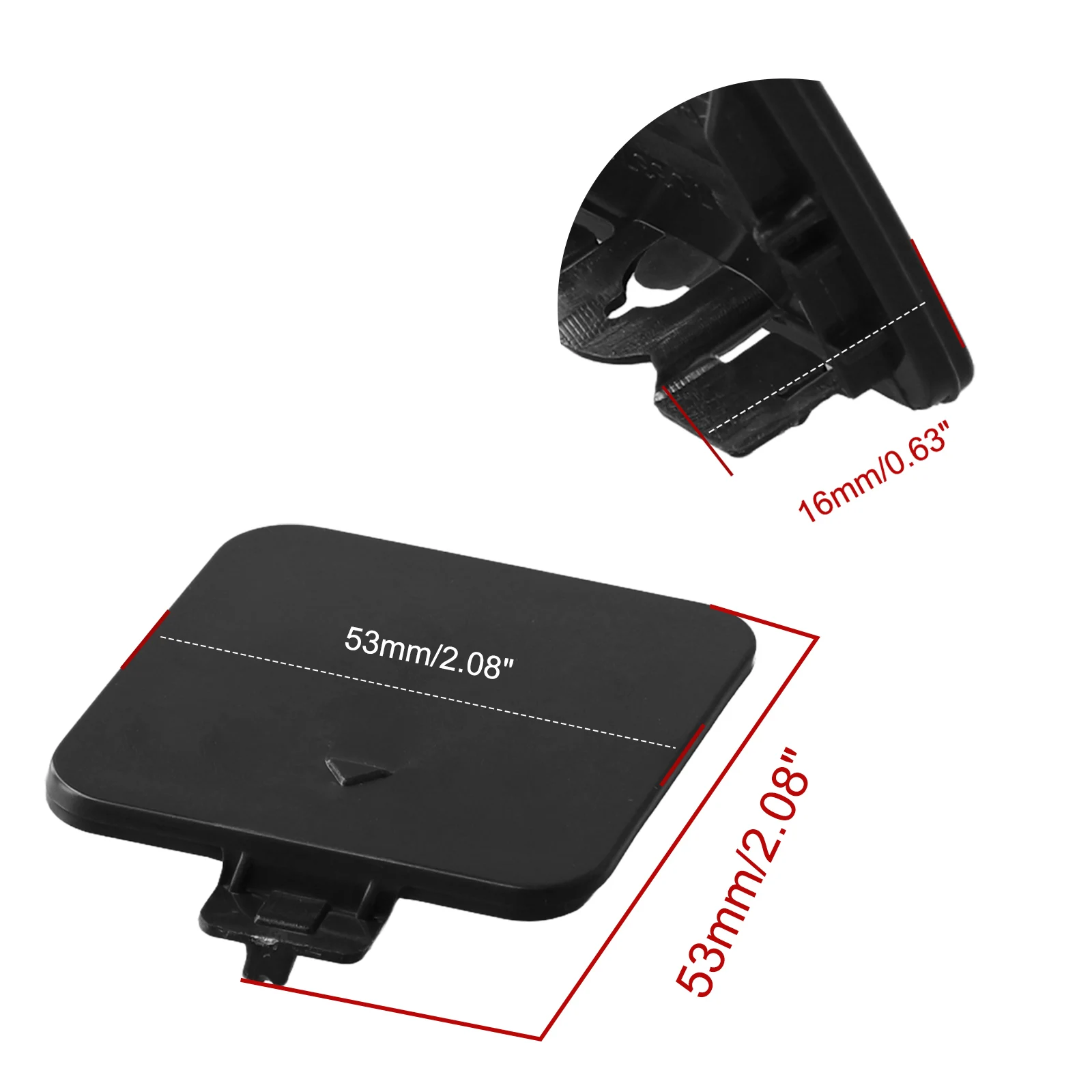 

Car Front Bumper Tow Hook Cover Cap For BMW Pre-LCI E60 E61 5 Series 2004 - 2007 For E83 X3 2003-2010 Tow Eye Cover 51117111787