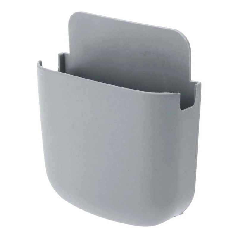 Y1UB Wall Mount Remote Control Holder with Hole Double-side Tapes Wall Mount Storage Container Bedside Table Phone Charging