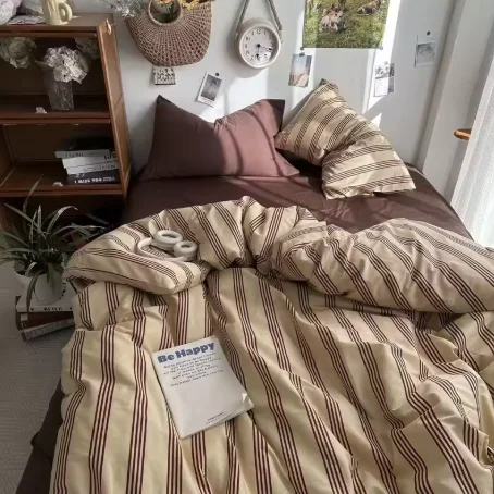 

Brown Stripe Duvet cover only payment