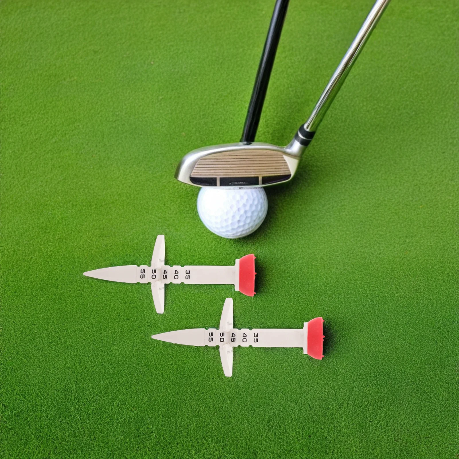 

6pcs Adjustable Unbreakable Golf Tees Reusable Plastic Indoor Outdoor Training Tools Driving Range Practice Golf Accessories For