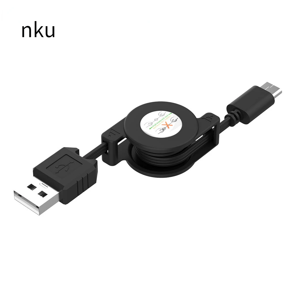 

Nku USB A To Type C Portable Charge Data Line Retractable Type-C Charging Telescopic Cable for Samsung S8 Huawei Xiaomi Phone
