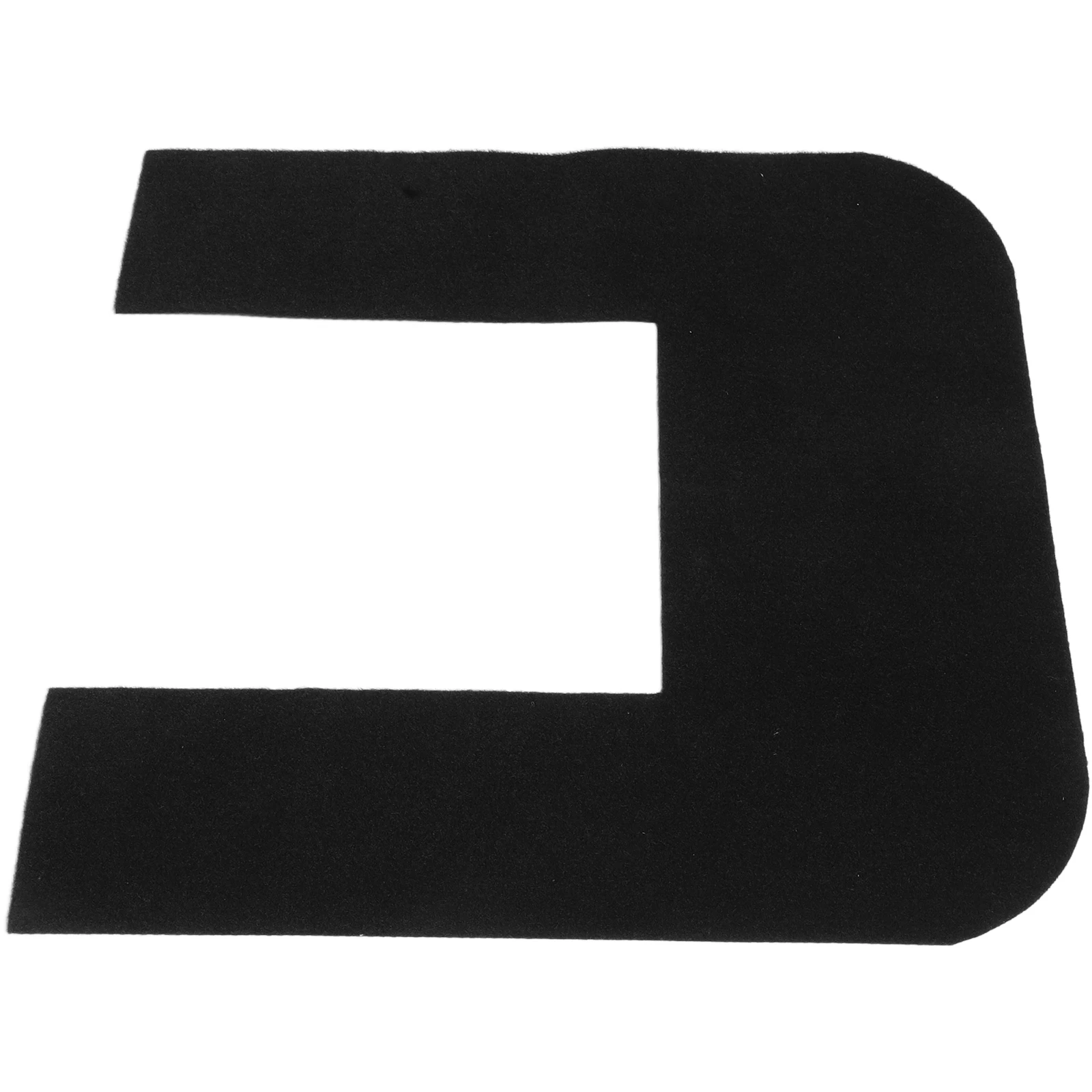 

U Shaped Toilet Floor Mat Non Slip Bath Black Around Commode Soft Material Superior Absorbency Easy Clean Versatile Use Urinal