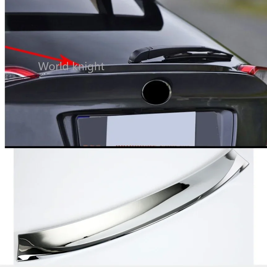 

Car Styling 1PCS ABS Plastic Rear Trunk Spoiler Wing Molding Decoration Cover Trim For Toyota C-HR CHR 2016 2017 2018 2019