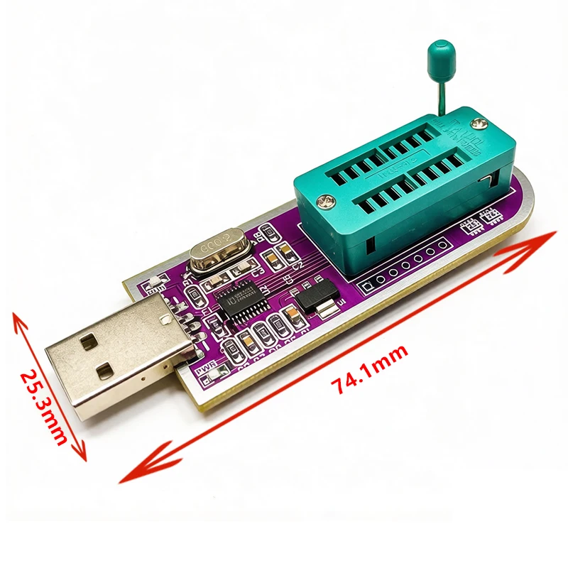 CH347 High-Speed Programmer Module USB SPI I2C Flash Burner 1.8V Level Adapter EEPROM Writer For BIOS Chip Reading Writing