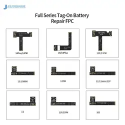 JCID JC V1SE Placa de reparación de batería, Cable flexible, eliminación de errores emergente para iPhone, 11-14PM, batería, mensajes, datos, lectura, escritura, herramienta FPC