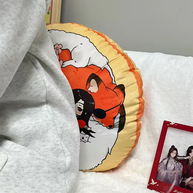 وسادة رمي رسمية من "Heavenly Official Bestow Blessings" ذات ربطة الرسوم المتحركة، "Flower City Xie Lian"، وسادة أريكة عنبر، #5