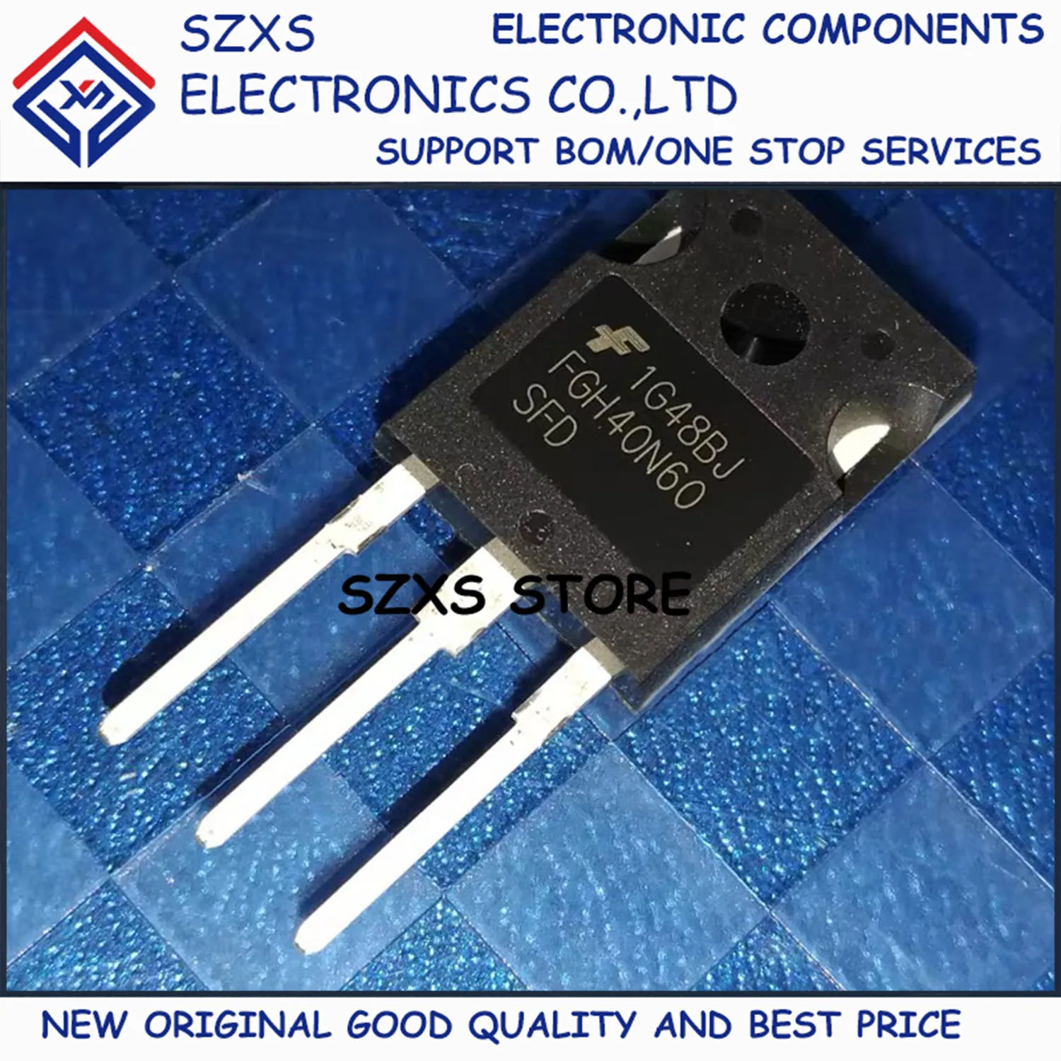 

New Original 10Pcs FGH40N60SFD FGH40N60SFDTU FGH40N60UFD FGH40N60SMD TO-247 600V 40A IGBT Field Effect Transistor Good Quality