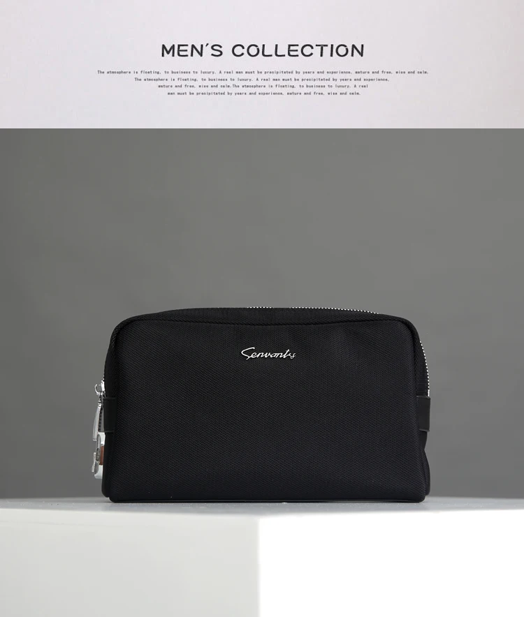 

Men's New Clutch Bag - Canvas & Oxford Cloth, Combination Lock, Large Capacity, Soft Texture
