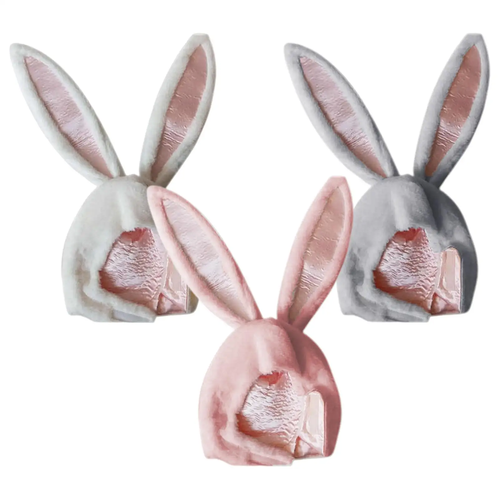 Soft Bunny Ears Hat Kids Adult Funny Cosplay Fancy Dress Party