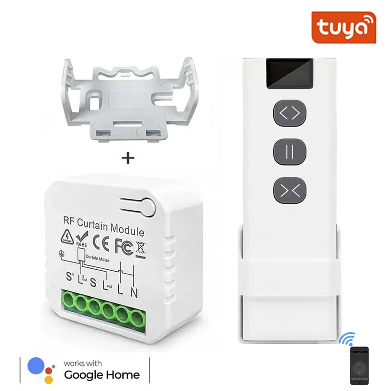 Sterownik rolkowy Tuya WiFi Inteligentny Przełącznik Stykowy Suchy AC 100-240V Inteligentny Dom DIY Wyłącznik Przekaźnikowy